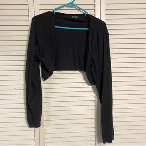 Torrid cropped open cardigan